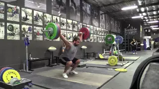 Greg Everett Snatch Snatch Balance Overhead Squat - 137kg 302 lbs