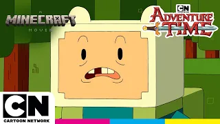 Finn S Adventures In Minecraft Adventure Time A Minecraft Movie In Cinemas Now 