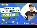 Day 36 - 100 Days of DevOps