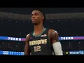 JA MORANT tied dreads update Look