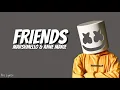 Marshmello & Anne-Marie - Friends (Lyrics)