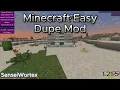MINECRAFT EASY DUPE MODE FIX