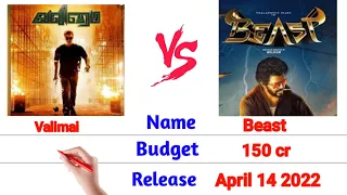 valimai beast englishcomparision release date