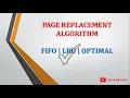What is Page Replacement LRU page replacement algorithm with example LRU Example in OS