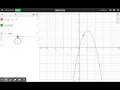 Using Desmos to plot a tangent line with slope
