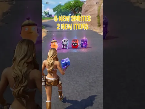 5 New Sprites & 2 New Items in Fortnite!