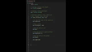 How to draw Rainbow using python turtle
