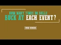 Chad Berger How Many Times Do Bulls Buck At Each Event