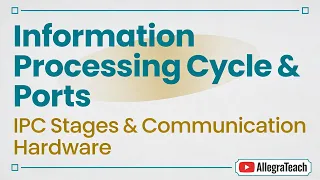 CAT Information Processing Cycle Input Processing Output Storage Communication