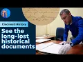 Uncovering Cincinnati history Documents thought lost in riots 139 years ago discovered