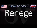 Download Lagu How to Pronounce Renege? (CORRECTLY)