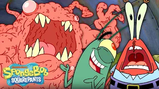 Plankton Attacks The Krusty Krab With A Chum Monster SpongeBob  Plankton Attacks The Krusty Krab With A Chum Monster SpongeBob