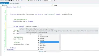 Data Validation How to Use Integer TryParse to Check Numbers VB NET