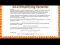 Precal TAG 14-4 Simplifying Factorials