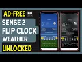 Best Free Sense V2 Flip Clock Weather App for Android