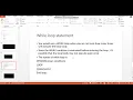 Loop While loop in