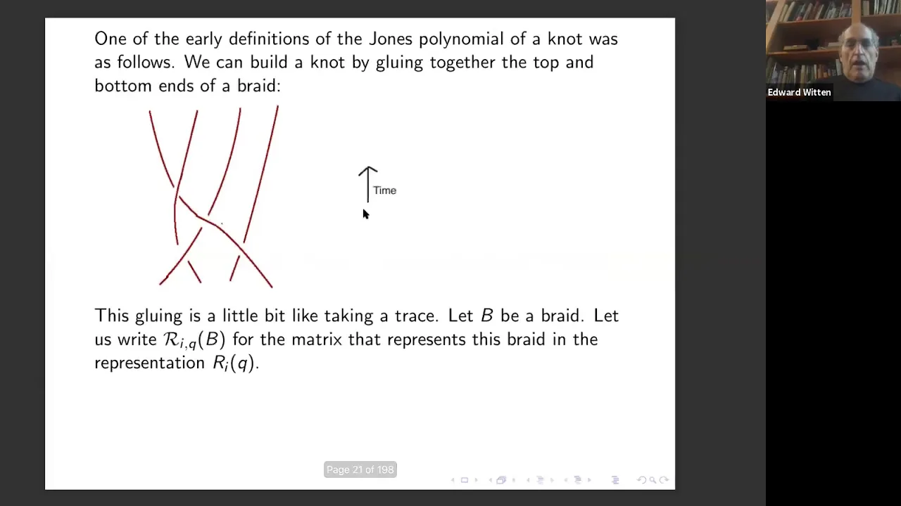 Edward Witten | Knot Invariants From Gauge Theory in Three, Four, and Five Dimensions