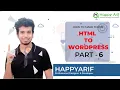 Online Live Class Advance WordPress Theme Development in Bangla Part-06 2020