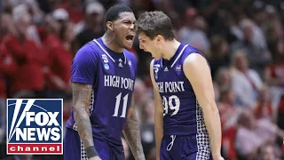 HIGHEST POINT Student announcers go viral after March Madness upset