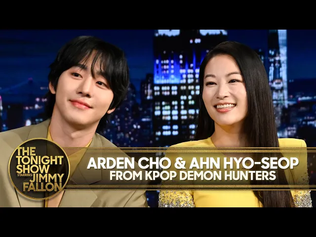 Arden Cho &amp; Ahn Hyo-seop from KPop Demon Hunters Show Off Their Voice-Acting, Talk "Free" Covers