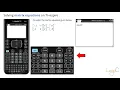 Solving matrix equations on a TI-nspire calculator