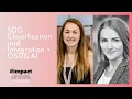 SDG Classification and Integration | OSDG.AI  | Nuria Bautista Puig and Guste Statuleviciute