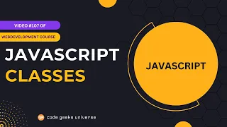 JavaScript Classes How to Create and Use Objects with Classes Web Development Tutorial