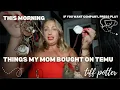 My Mom s Temu Haul Is Unhinged Loose Vitamins Cigarette Perfume More