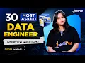 Top 30 Data Engineer Interview Questions 2026 Data Engineer Interview Preparation Intellipaat