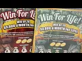 Old vs New Win For Life NJ Lottery Tickets