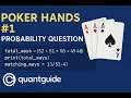 Poker Hands Python Interview Question Probability of Four-of-a-Kind QuantGuide IO