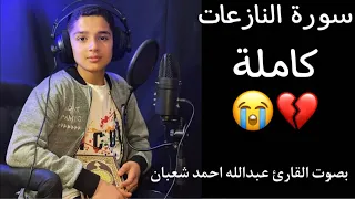 صوت وكأنه من الجنة سورة النازعات كاملة القارئ عبدالله احمد شعبان 