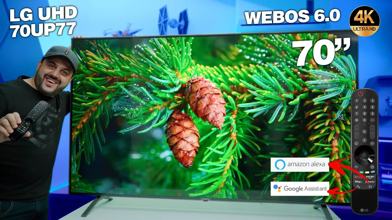 TV LG 4K 70UP77 - Tela Gigante de 70 polegadas e Inteligência Artificial