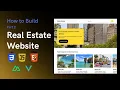 Create an Impressive Real Estate Website with HTML CSS and JavaScript Vue JS Nuxt JS Part 2