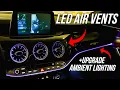 UPGRADE KIA STINGER INTERIOR LED AIR VENTS Ambient Lighting