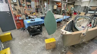 7 August 2022  The weight and installing of CB trunk +bonus improving the bycycle light