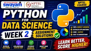 Python for Data Science Week 2 Assignment Answers 2026 NPTEL July 2026 100 Correct Solutions