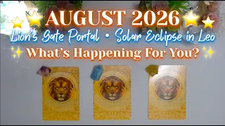 Lion's Gate ✬ Eclipse in Leo ✩ What's Happening for YOU? 🦁 Detailed Pick a Card Tarot Reading