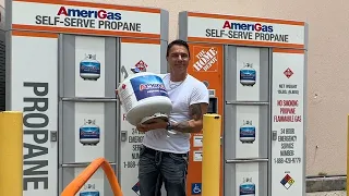 Propane Exchange Purchase at HOME DEPOT KIOSK