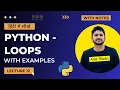 12 Python Loops with Examples in Hindi Python Tutorial for Beginners in Hindi Amit Thinks