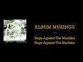 Album Musings - Rage Against The Machine