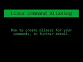 How to Create Aliases of Commands for Linux Shells Using Executable BASH Shell Scripts
