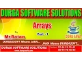 Core java Arrays part - 1 by Ratan
