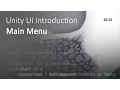 Making a Main Menu with Unity UI uGUI
