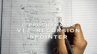 V17 - Recursion Pointer C Programming
