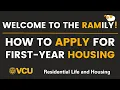 How to Apply for First-Year Housing 2026
