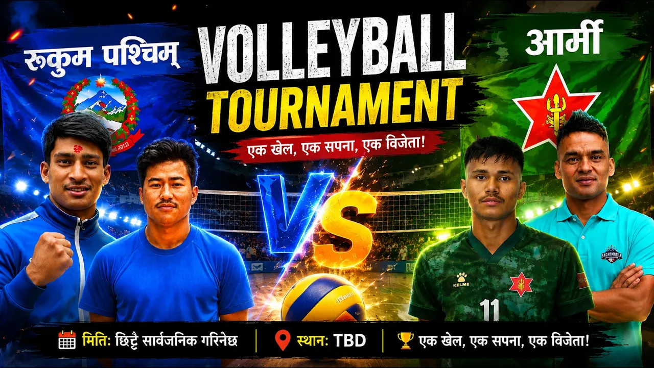 भलिबल धमका मारामार- आर्मी vs रुकुम पश्चिम | volleyball match nepal | army vs rukum paschhim