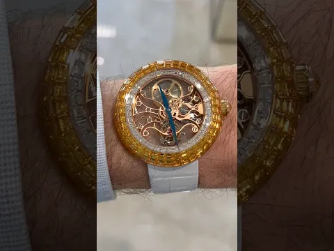 ❗️THE $500,000.00 Jacob & Co. Brilliant Skeleton Baguette Yellow Sapphires ❗️