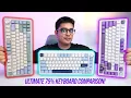 Ajazz AK820 Max Plus vs Aula F75 vs Kreo Swarm Best 75 Keyboard Comparison