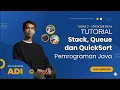 Tugas 2 Struktur Data Stack Queue dan QuickSort Pemrograman Java